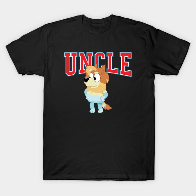 Bluey Uncle T-Shirt by Kuturupiah